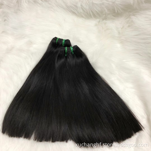 Vietnamese Super Double Drawn Virgin Mink Raw Unprocessed Human Hair Weave Bundles Remy Bone Straight Human Hair Vendors